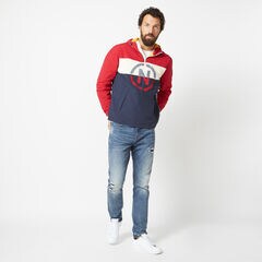 NAUTICA JEANS CO. PULL OVER ANORAK JACKET,Nautica Red,large