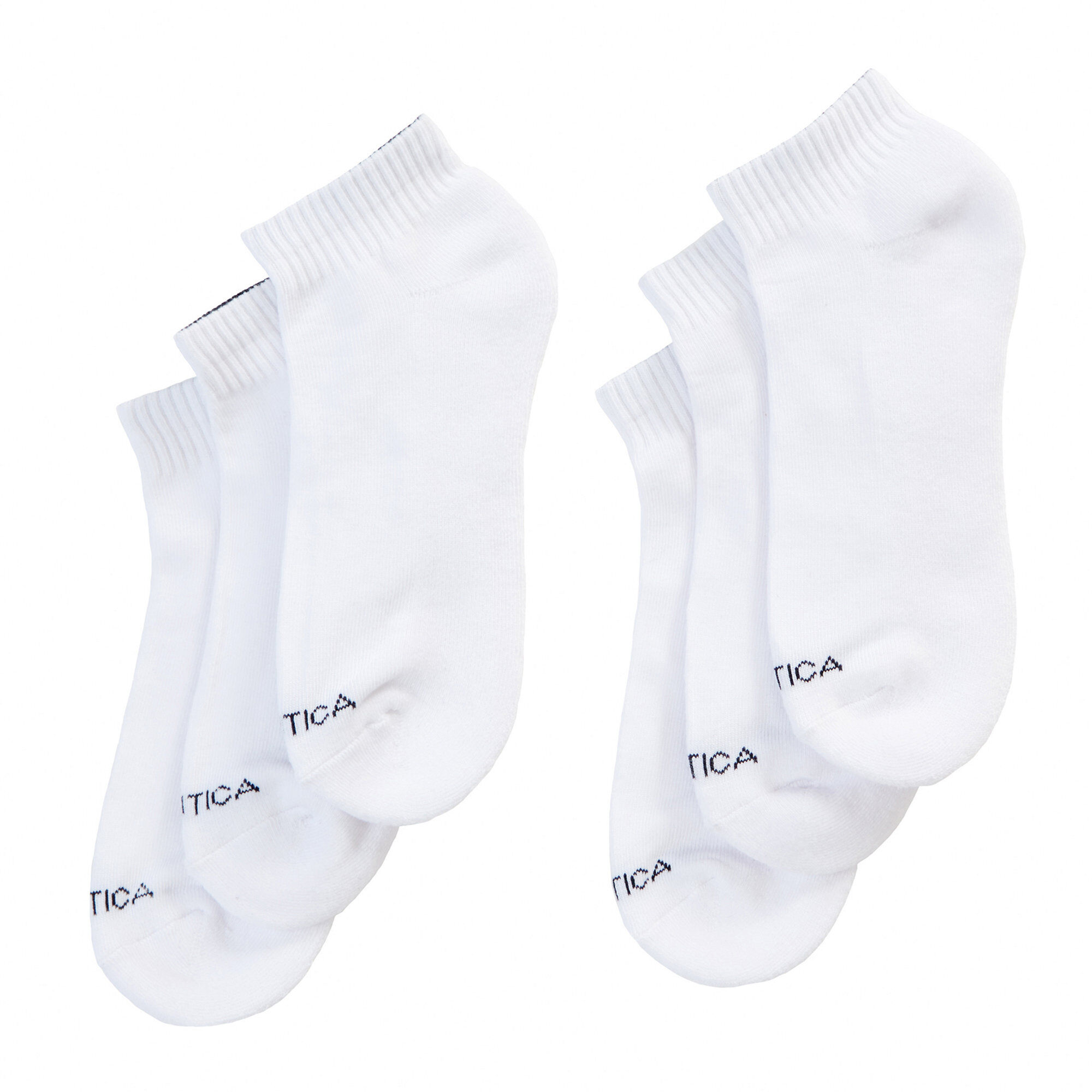 ATHLETIC CORE QUARTER SOCKS, 6-PACK,Dove,large