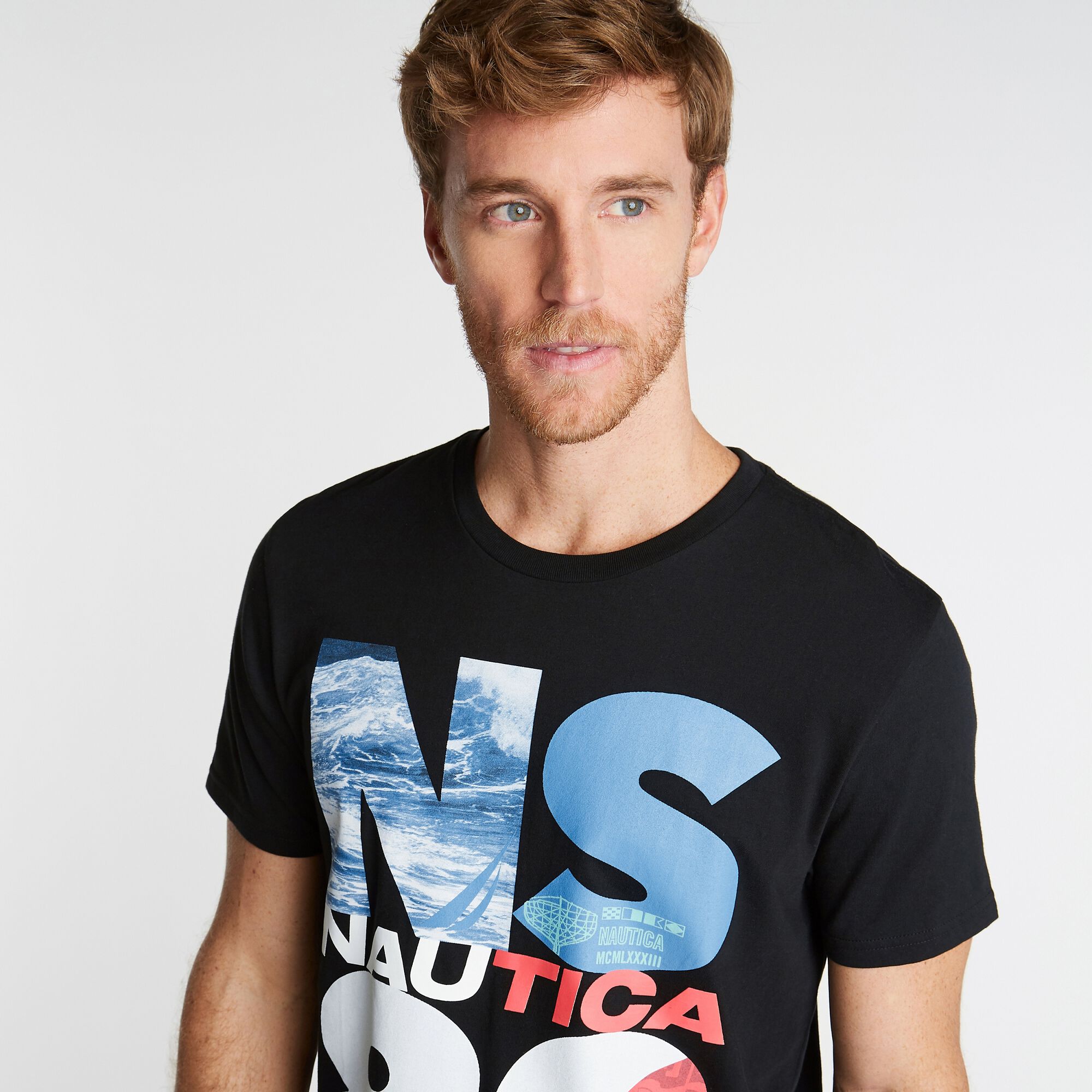 Big Tall Ns 83 Graphic T Shirt Nautica