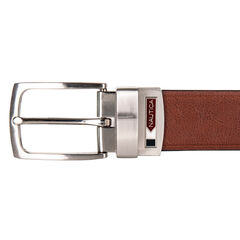 Enamel Logo Belt,Raw Umber,large