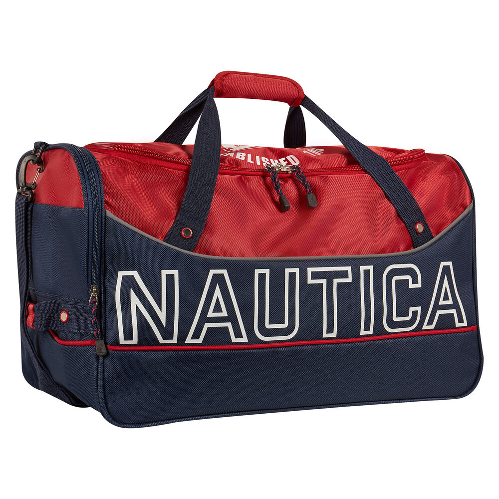 Chronometer 22" Wheeled Duffel,Nautica Red,large