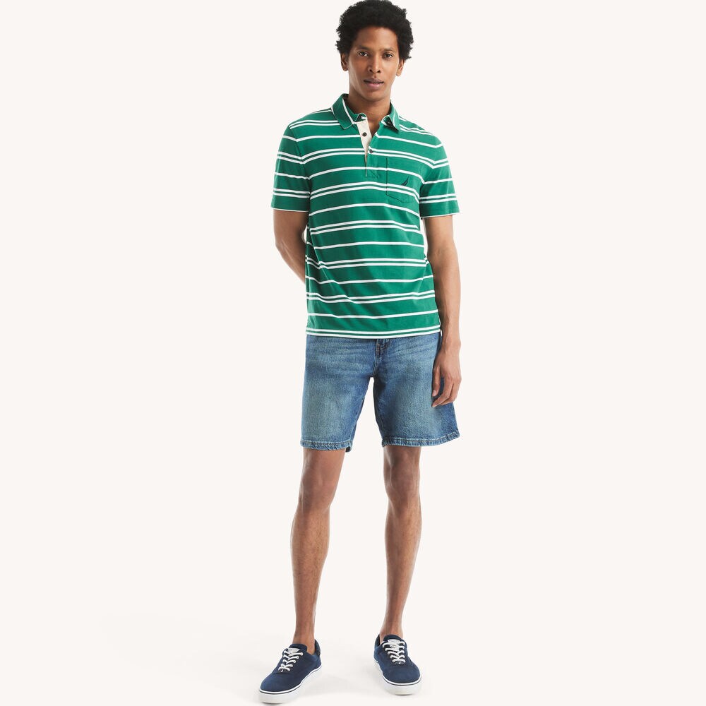 9.5" Relaxed Denim Short,Antique White Wash,large