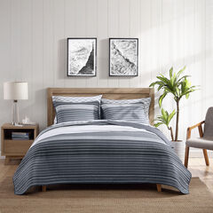 COVESIDE KING REVERSIBLE QUILT AND SHAM SET,Heather,large