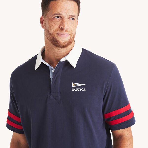 Big & Tall Classic Fit Rugby Polo