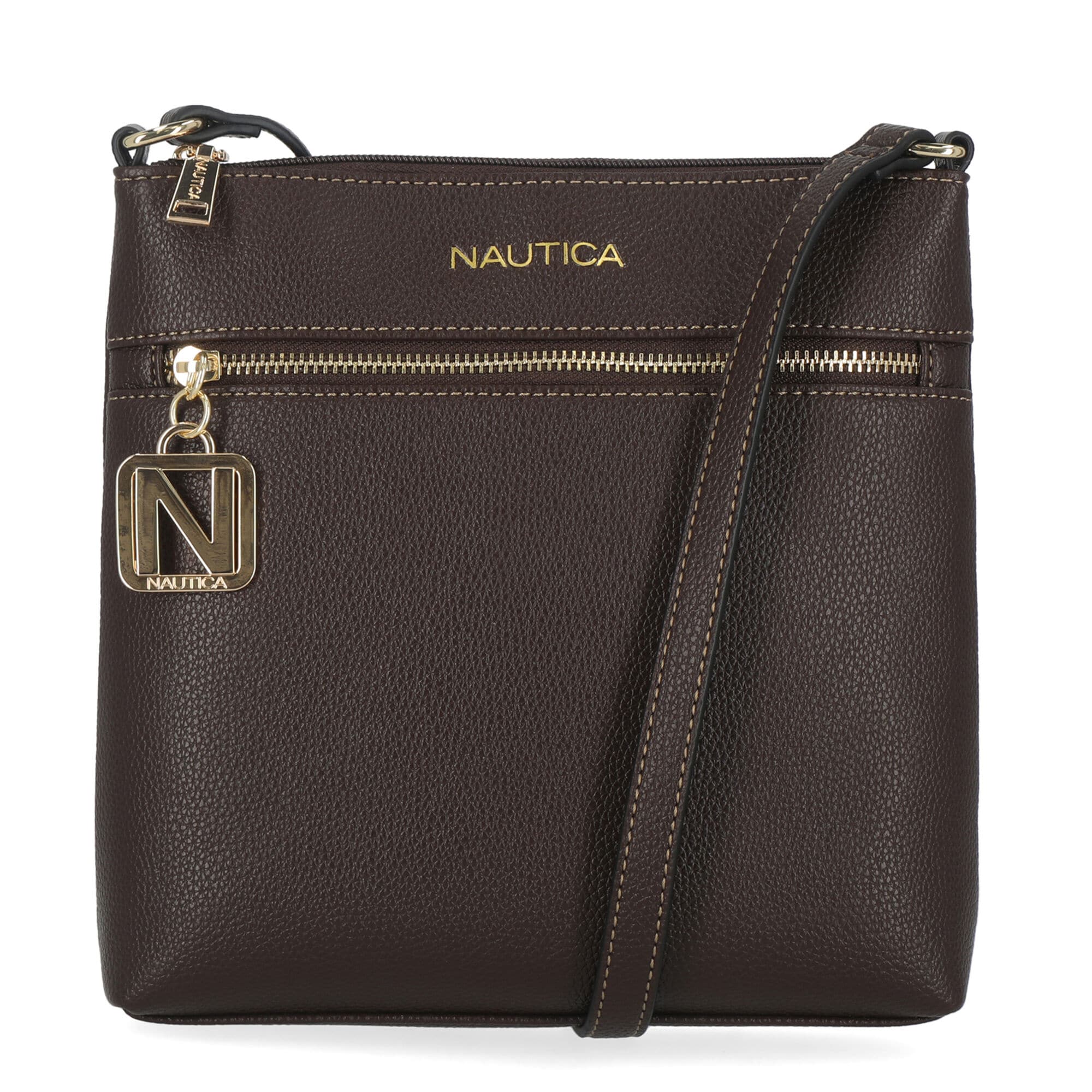 Crossbody Bag,Brown Stone,large