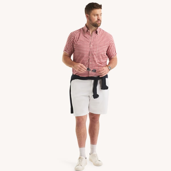 Big & Tall Plaid Short-Sleeve Shirt