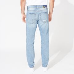 NAUTICA JEANS CO. RELAXED FIT DISTRESSED DENIM,Distressed Blue Wash,large