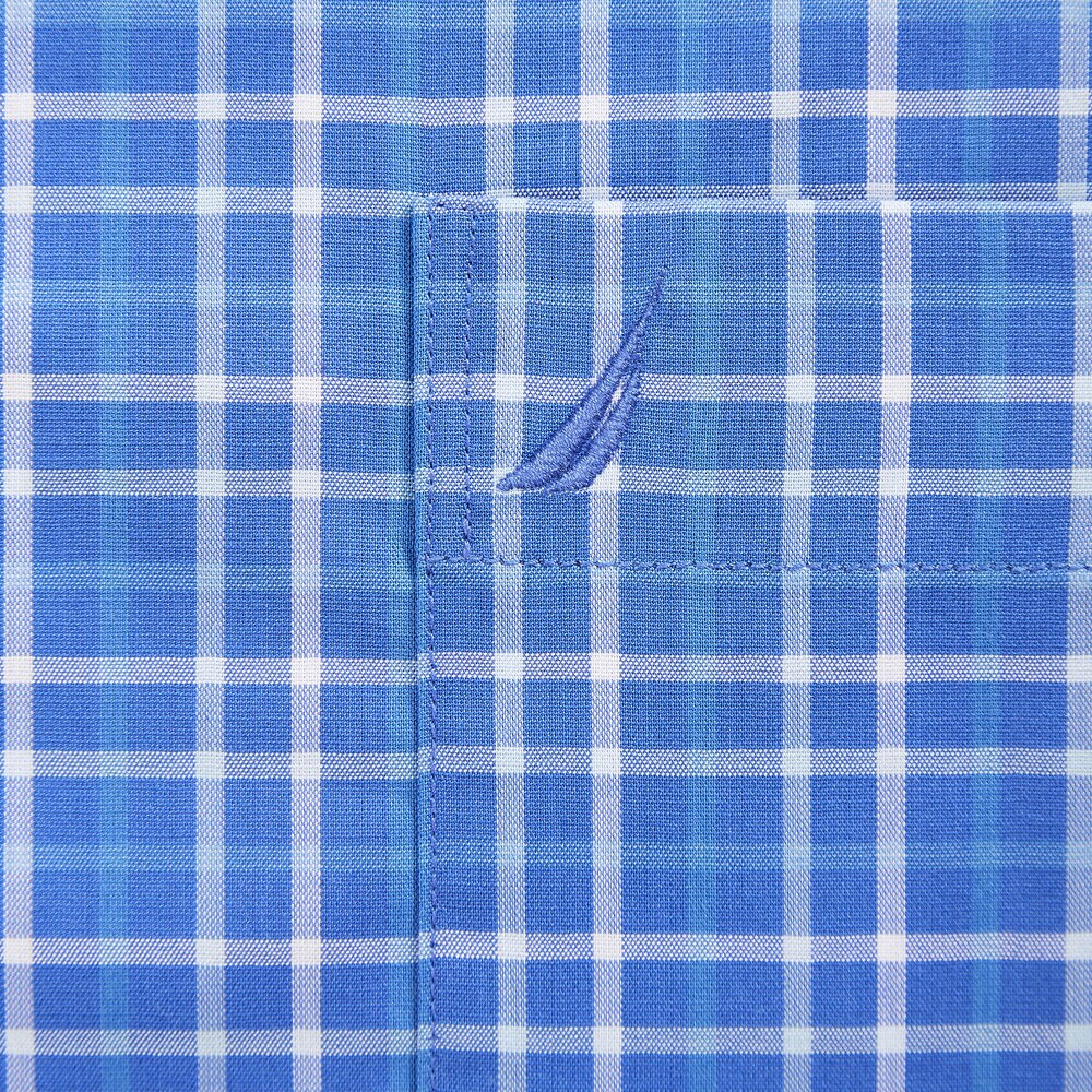 CLASSIC FIT WRINKLE-RESISTANT MINI TATTERSALL SHIRT,Rolling River Wash,large
