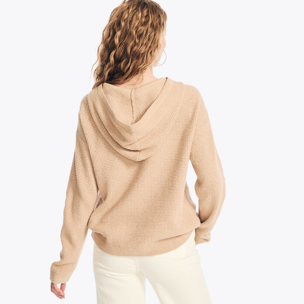 Thermal Pullover Hoodie,Oxford Tan,large