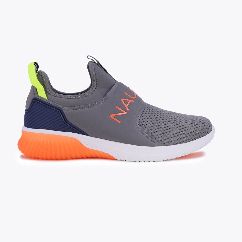 LOGO MESH SNEAKER,Grey Heather,large