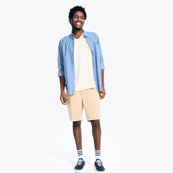 Heather V-Neck Deck T-Shirt