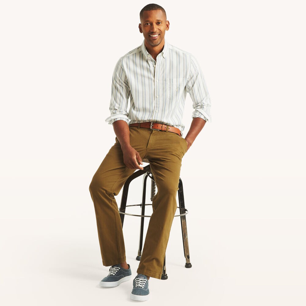 Striped Shirt,Bright White,large