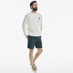 LONG-SLEEVE GRAPHIC T-SHIRT,White Cap,large