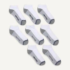 Athletic Low Cut Socks, 8-Pack,Antique White Wash,large