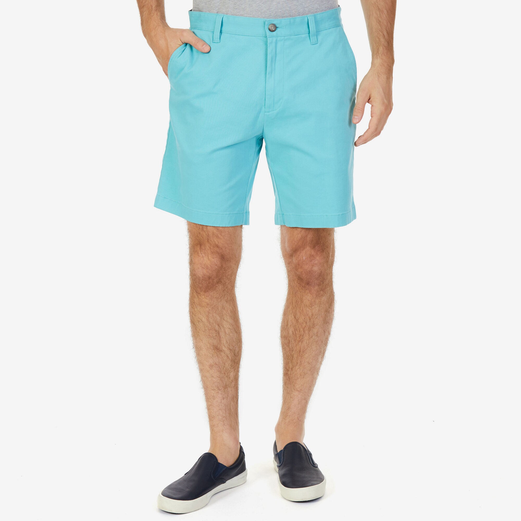 Big & Tall Classic Fit Deck Shorts,Angel Blue,large