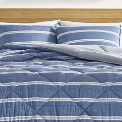 KELLER BLUE KING COMFORTER-SHAM SET,Multi,large