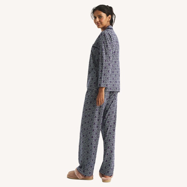 Anchor Print Pajama Set