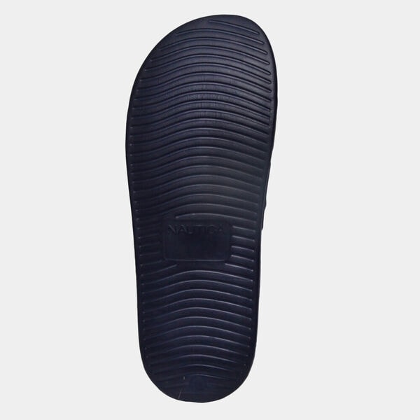 LOGO EMBOSSED SLIDE SANDALS