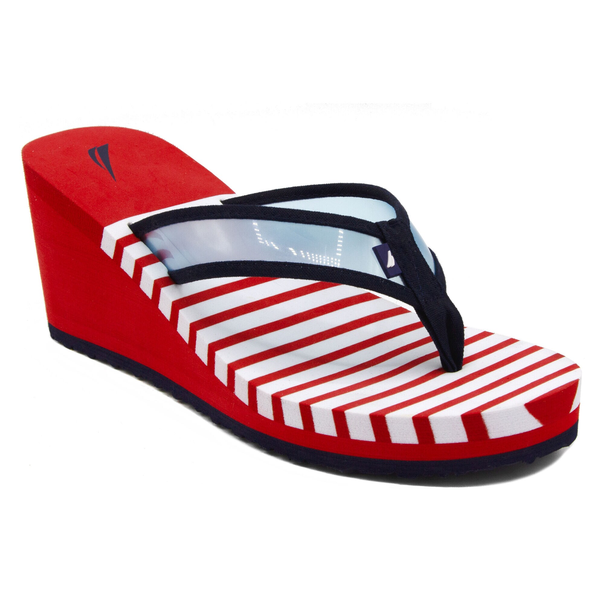 Tinley Wedge Sandals,Tango Red,large