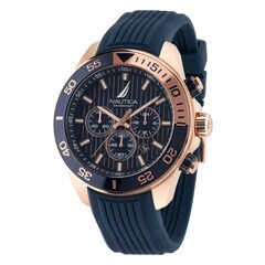 Nautica One Recycled Silicone Chronograph Watch,Multi,large