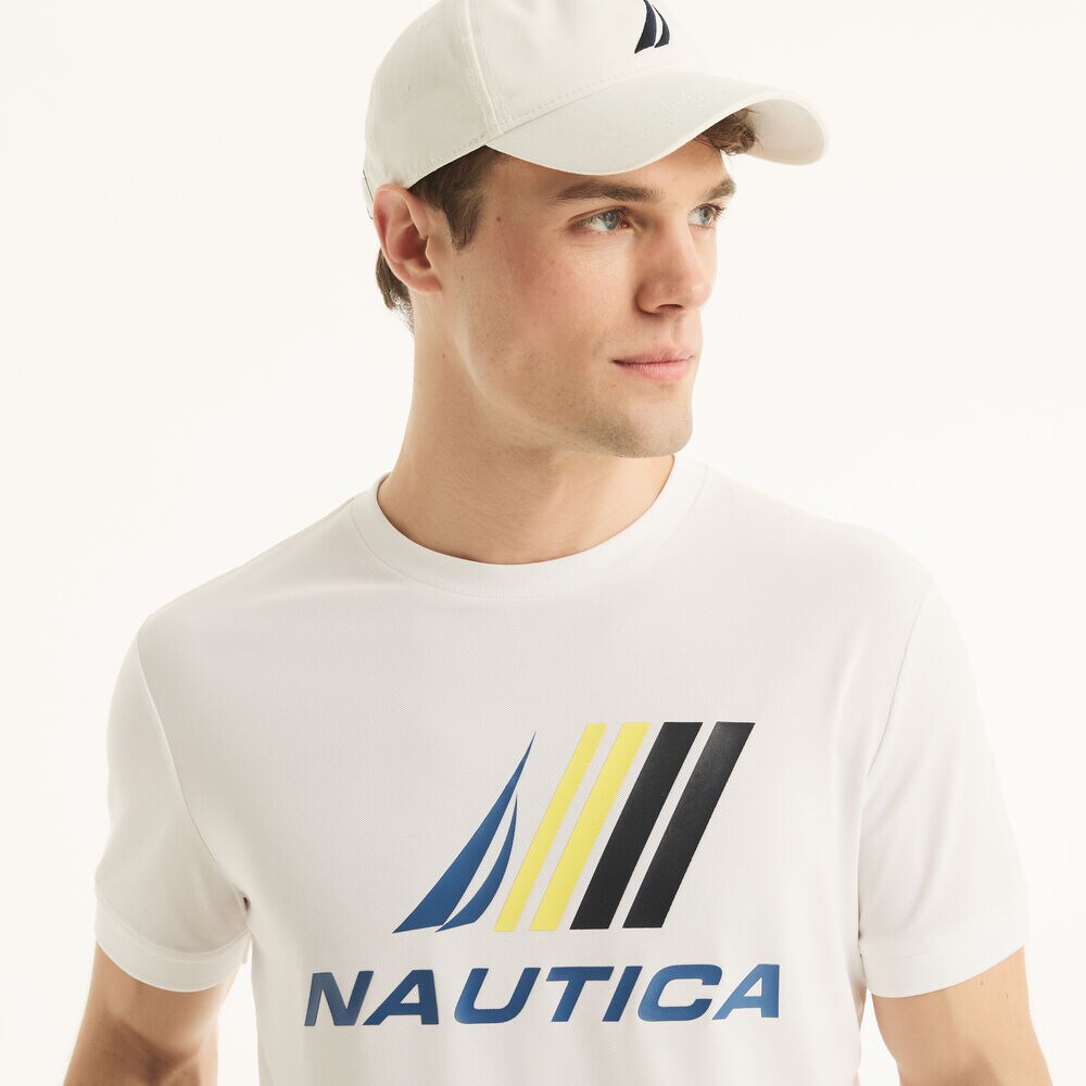 Navtech Logo T-Shirt,Bright White,large