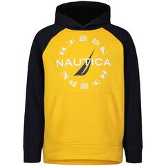 Toddler Boys' Flag Hoodie (2T-4T),Soft Yellow,large