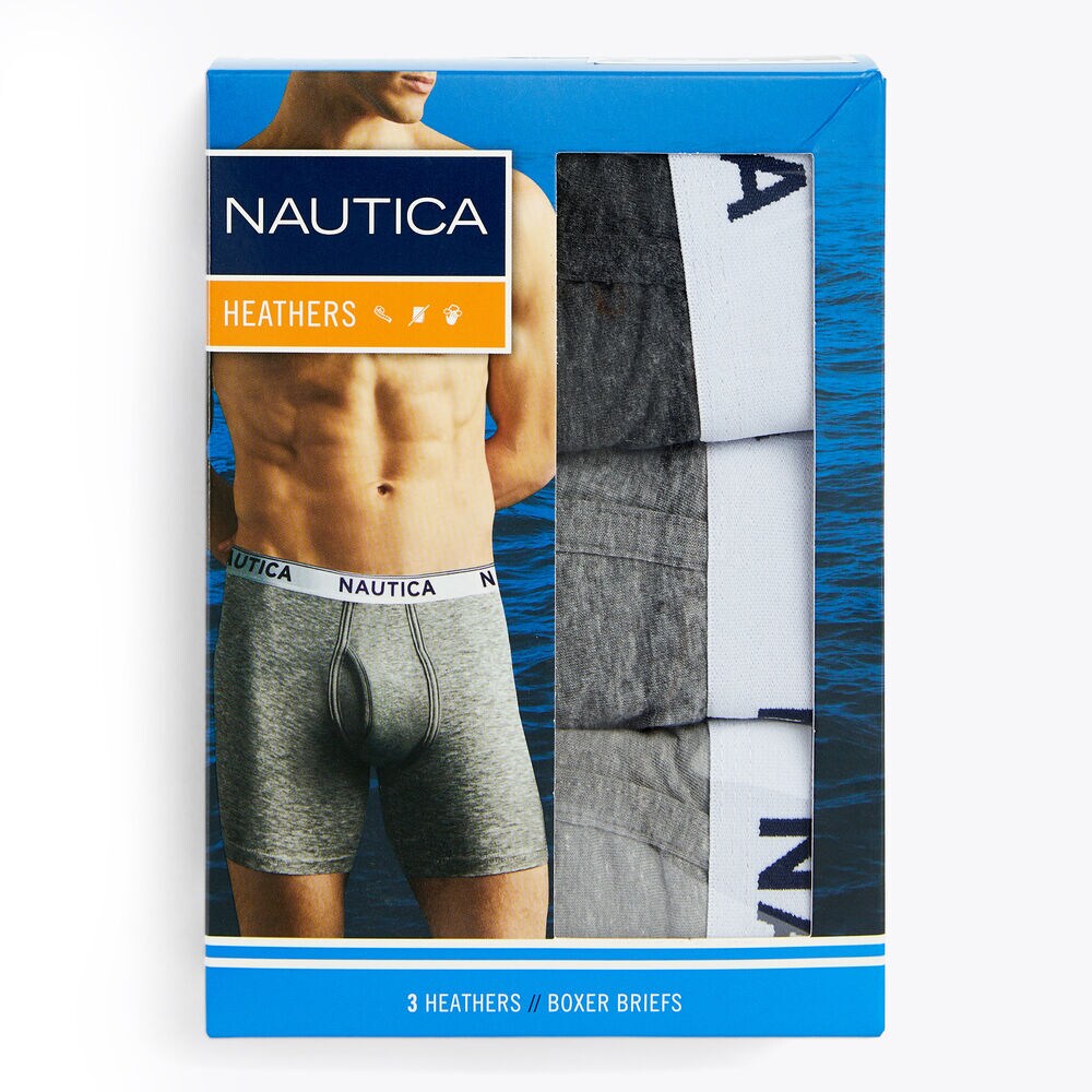 STRETCH PERFORMANCE BOXER BRIEFS, 3-PACK,Runway Grey,large