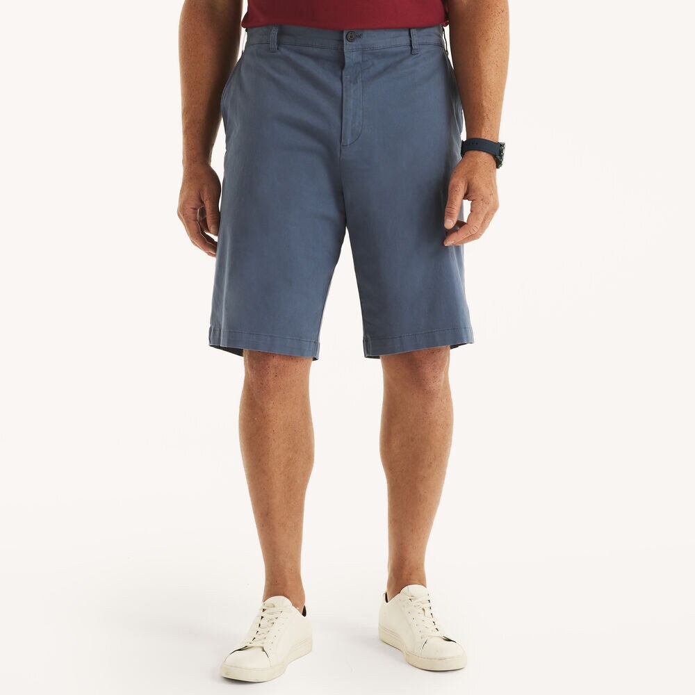 11.5" Big & Tall Deck Short,Distressed Blue Wash,large