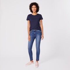CLASSIC-FIT BRAND ICON TEE,Stellar Blue Heather,large