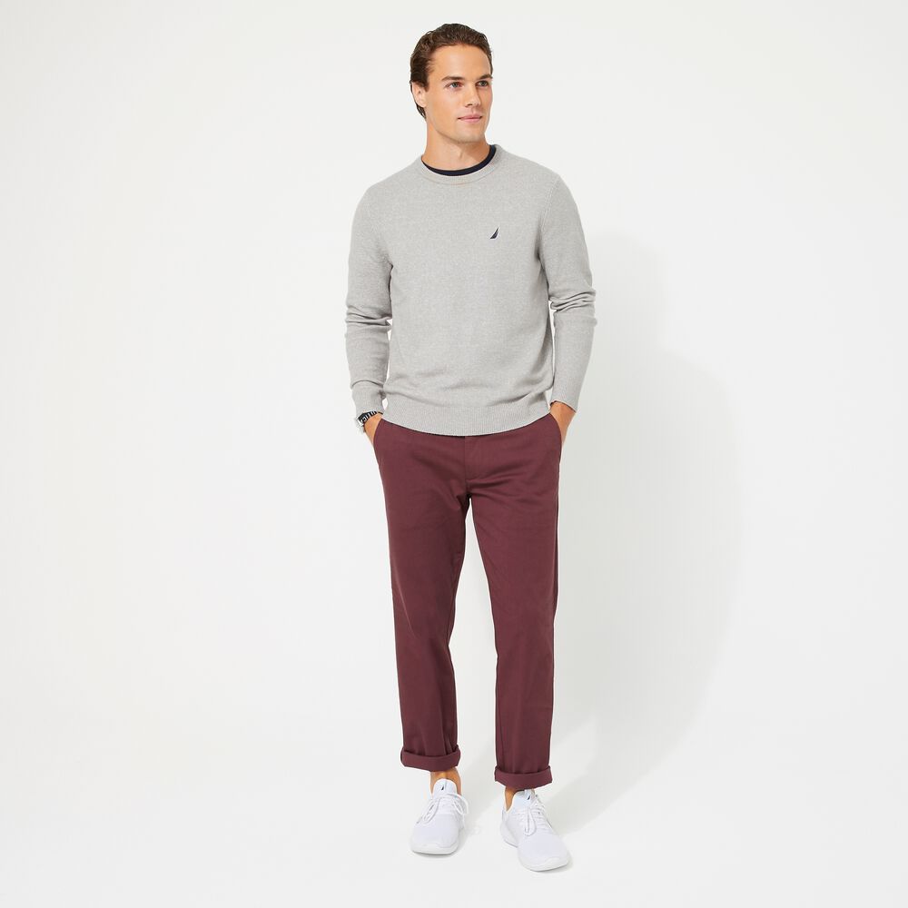 SUSTAINABLY CRAFTED BRAND ICON SWEATER,Cliff Grey,large