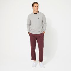 SUSTAINABLY CRAFTED BRAND ICON SWEATER,Cliff Grey,large