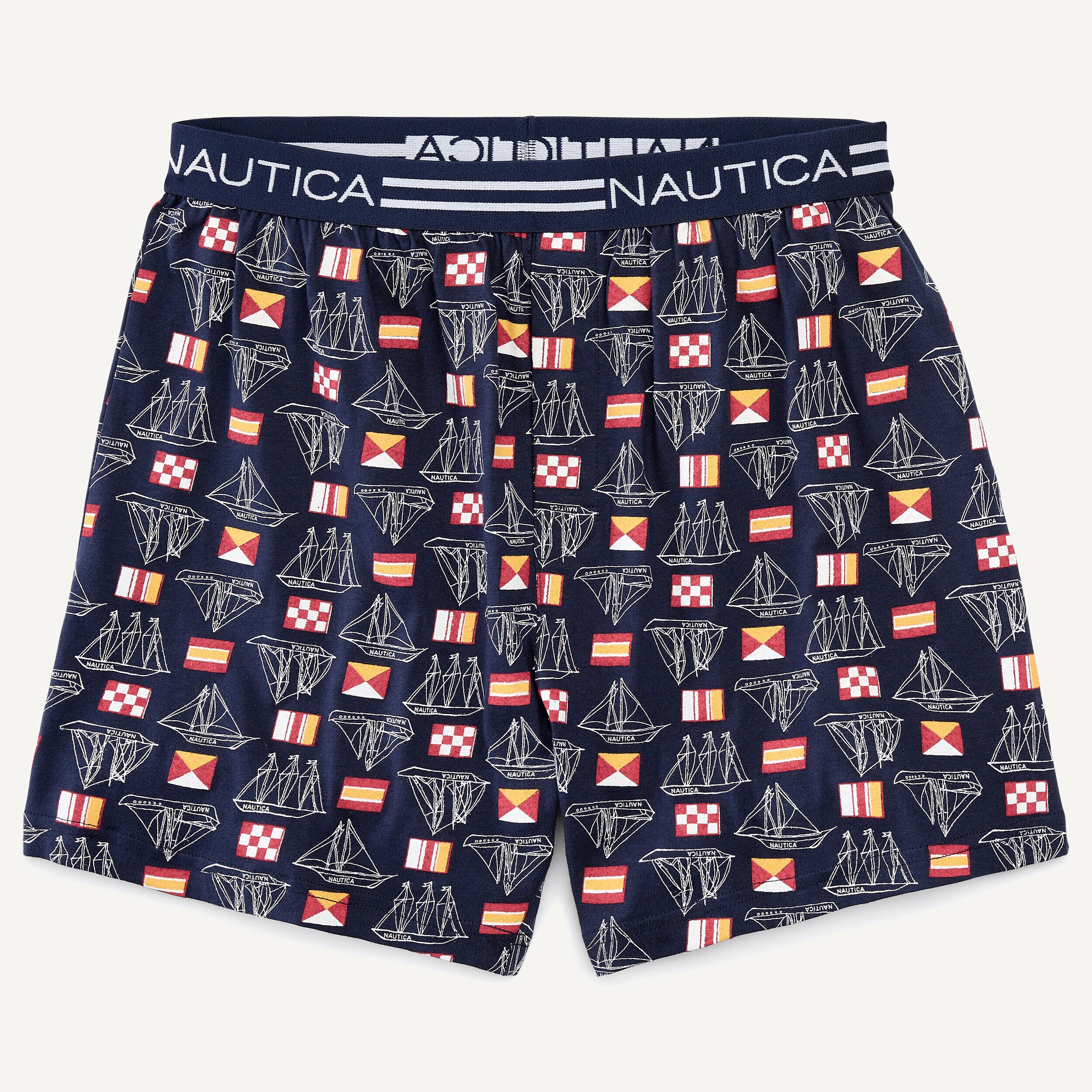 Sailboat Print Knit Boxer | Nautica