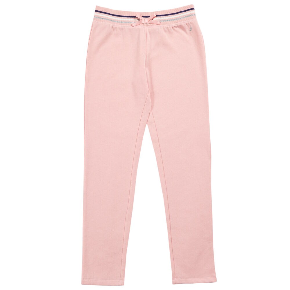 Little Girls' Fleece Joggers (4-7),Pink,large