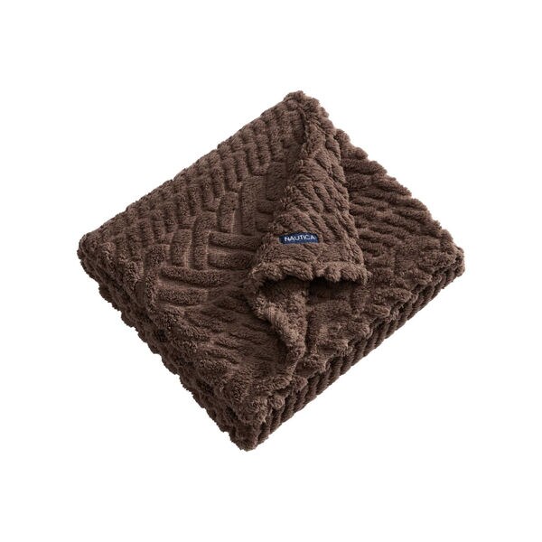 Declan Brown Throw Blanket