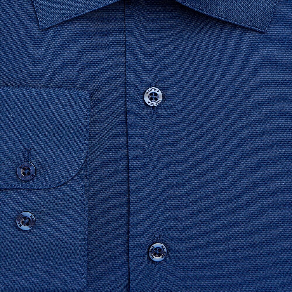 Slim Fit Wrinkle-Resistant Dress Shirt,Bolt Blue,large