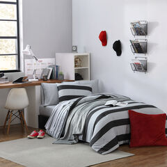 LAWNDALE TWIN/TWIN XL REVERSIBLE COMFORTER AND SHAM SET,Heather,large