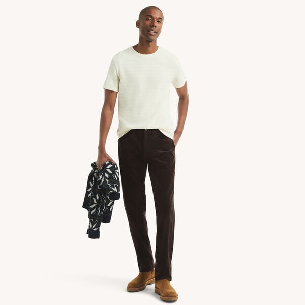 Waffle Knit Crewneck T-Shirt