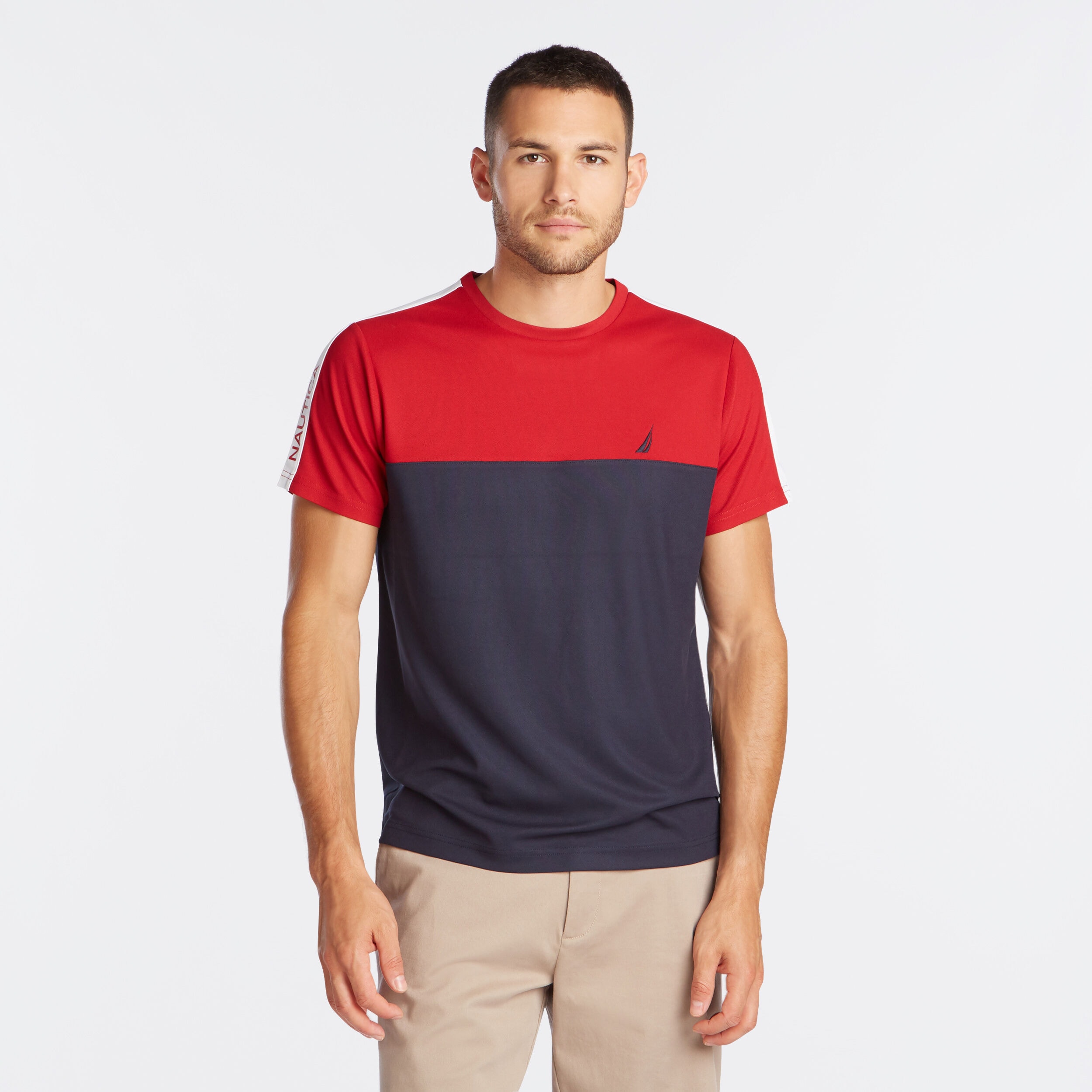 nautica red t shirt