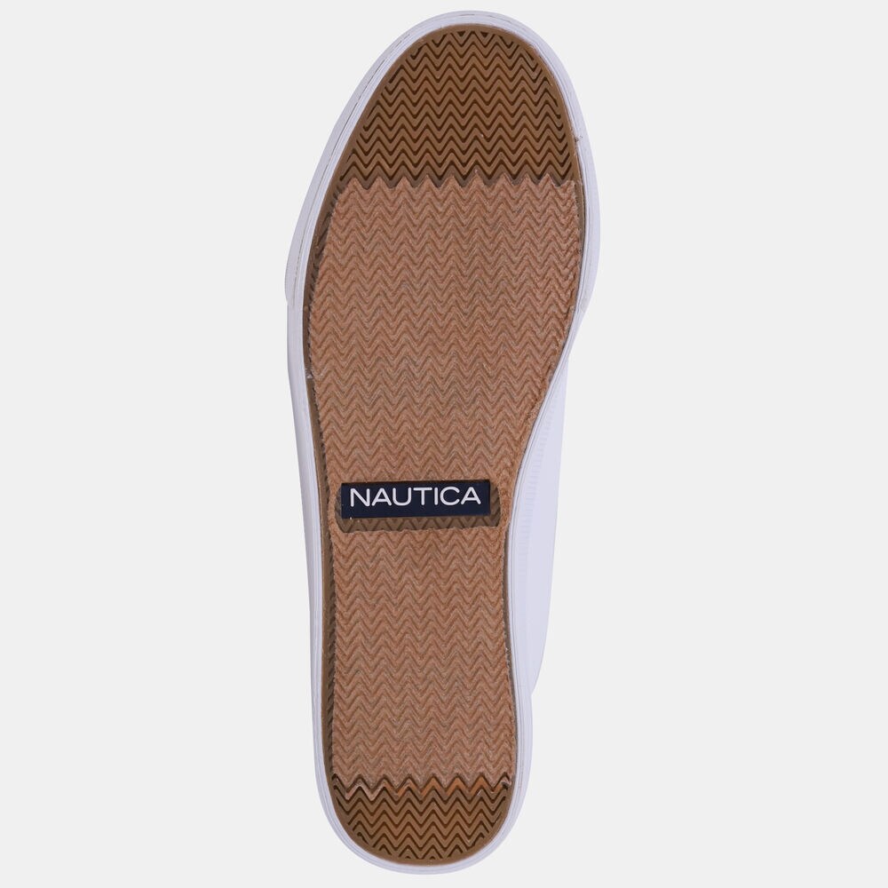 WIDE-LACE LOGO SNEAKER,Antique White Wash,large