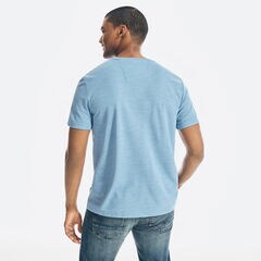 NAVTECH CHEST-STRIPE T-SHIRT,Stormy Blue Wash,large