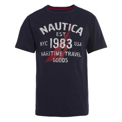 TODDLER BOYS' RON LOGO MARITIME TEE (2T-4T),Aquadream,large