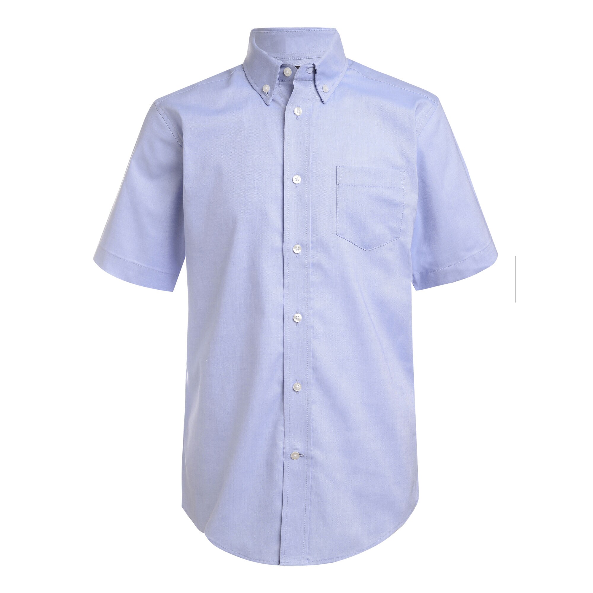 LITTLE BOYS' SHORT SLEEVE STRETCH OXFORD SHIRT (4-7),Hawaiian Ocean,large