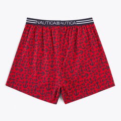 Anchor Print Knit Boxer,Navy Marl,large