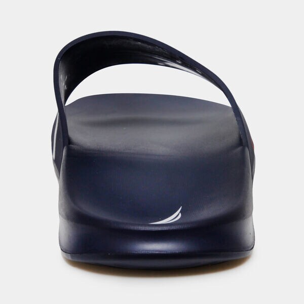 LOGO EMBOSSED SLIDE SANDALS
