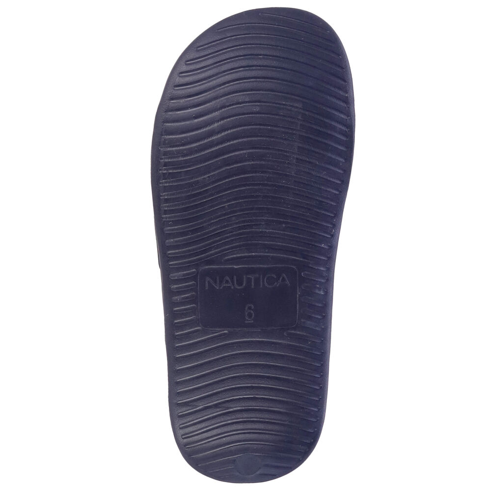 BOYS' LOGO SLIDE SANDAL,Ice Blue,large