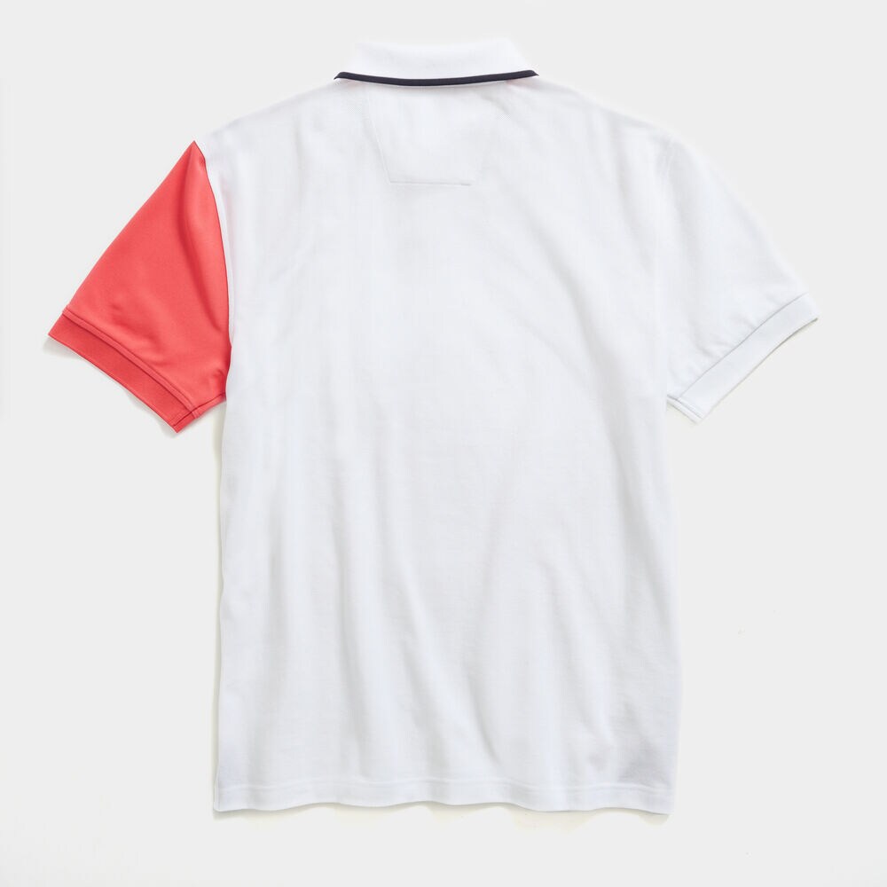CLASSIC FIT COLORBLOCK POLO,Bright White,large