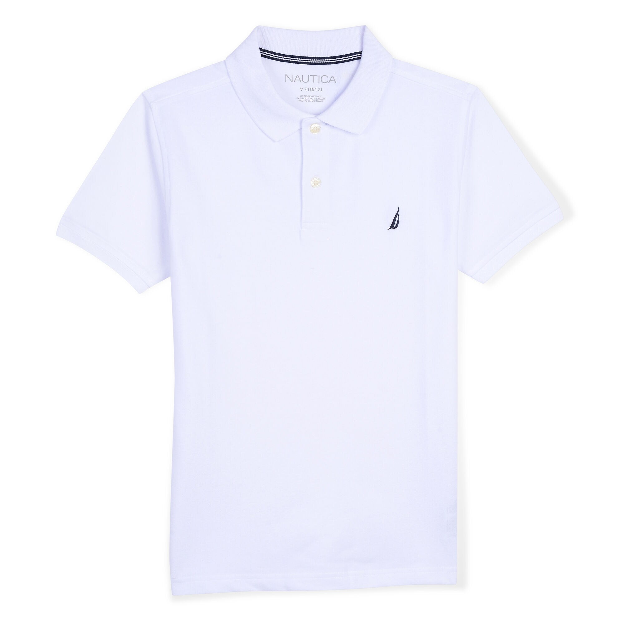 LITTLE BOYS' STRETCH DECK POLO (4-7),Antique White Wash,large