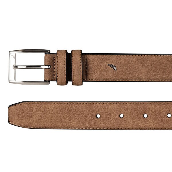 Logo Suede Belt