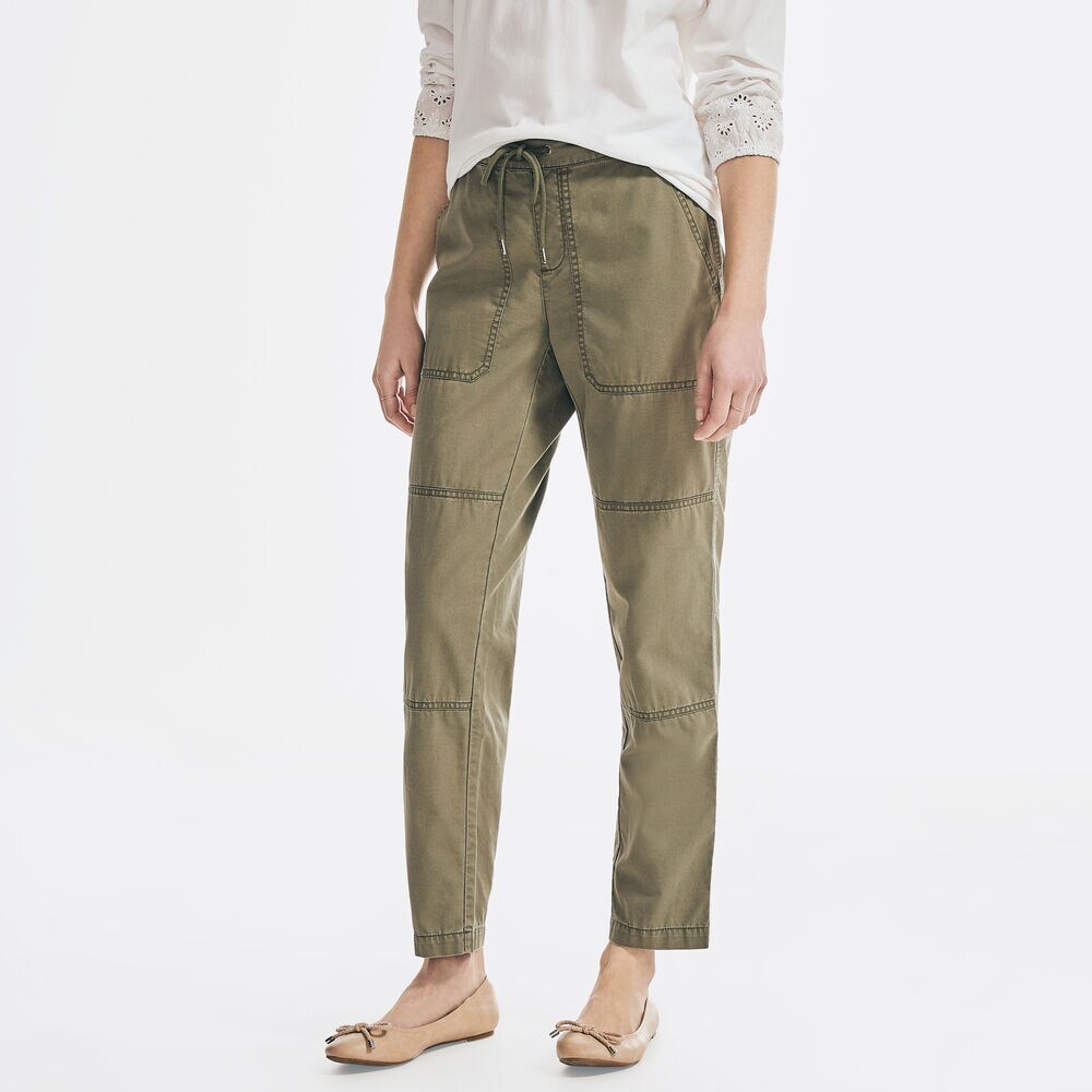 SUSTAINABLY CRAFTED UTILITY PULL-ON PANT,Teal Wave,large