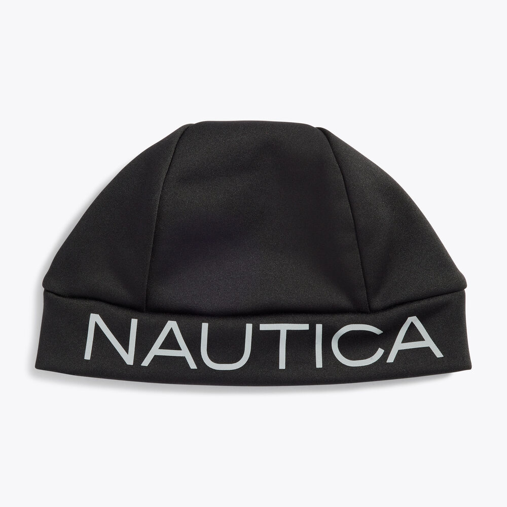 FLEECE BEANIE,True Black,large